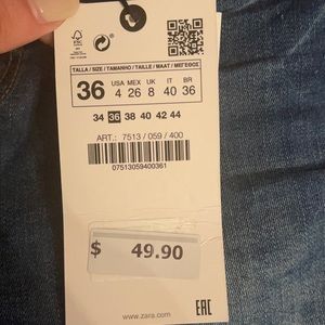 Zara skinny jeans